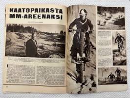 Urheilun Kuva-aitta 1962 nr 5, kansikuva Jaakko, Jouni ja Jorma Kailajärvi