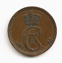 Tanska 1  Öre 1902  kolikko