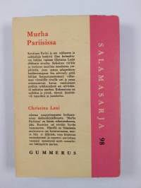 Murha Pariisissa : salapoliisiromaani