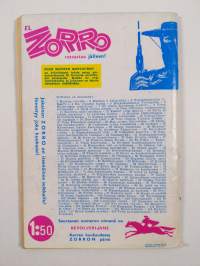 El Zorro nro 120 12/1968 : Salaperäinen ratsastajatar