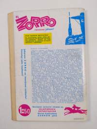 El Zorro nro 119 11/1968 : Tyttö ja lainsuojaton