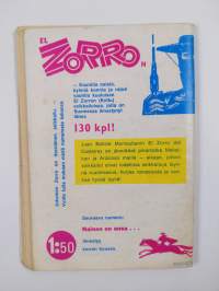 El Zorro nro 125 5/1969 : Musta seikkailu