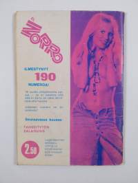El Zorro nro 190 12/1974 : Kova on Coltin sana