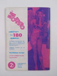 El Zorro nro 186 8/1974 : Houkutuslinnun huntu