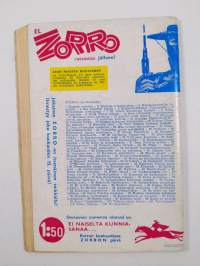 El Zorro nro 104 8/1967 : Paholaistyttö