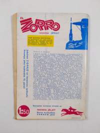 El Zorro nro 107 11/1967 : Kaunotar on kuolemaksi