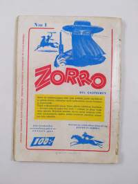 El Zorro nro 1/1959 : Zorro ja vihreä jumalatar