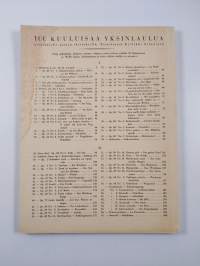 100 kuuluisaa yksinlaulua keskiäänelle pianon säestyksellä : 3 vihko - Schumann Wolff