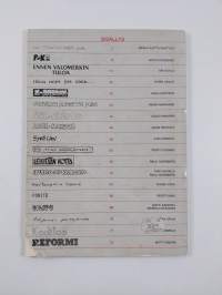X-Dreams ja muita sarjakuvia Kemin 3. valtakunnallisesta sarjakuvakilpailusta 1983