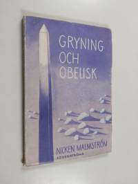 Gryning och obelisk (signeerattu)