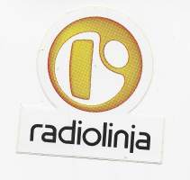 Radiolinja   - tarra 8x8 cm