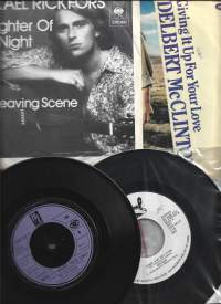 Delbert Mc Clinton, Mikael Rickfors, Soccer ja The Sylistics- single äänilevy 4 kpl erä