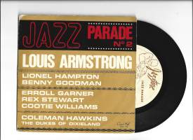 JAZZ PARADE NO 2 - LOUIS ARMSTRONG/VARIOUS -E.P. VINYYLILEVY  äänilevy