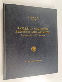Tables of computed altitude and azimuth : latitudes 60° to 69°, inclusive. Vol. VII, H.O. Pub. No. 214