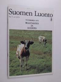 Suomen luonto No 7-8/1979 : Vuosikirja 1979 : Maatalous ja luonto