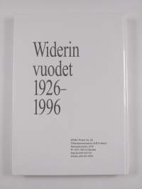 Widerin vuodet 1926-1996