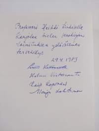 Karjalan kielen sanakirja 3 : L-N (signeerattu, tekijän omiste)