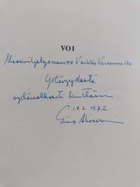 Voi : Raaka-aine, valmistus, arvostelu (signeerattu, tekijän omiste)
