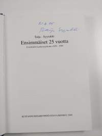 Ensimmäiset 25 vuotta : Jyväskylän laskuvarjokerho 1970-1995 (signeerattu)