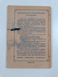 Suomalaista kirjallisuutta kouluille IV : koulun lausunta-ohjelmistoa