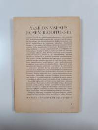 Yksilön vapaus ja sen rajoitukset