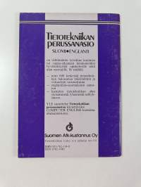Tietotekniikan perussanasto : suomi-englanti