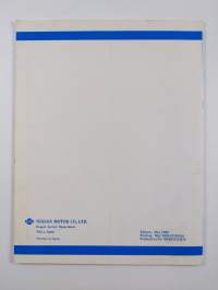 Nissan - Model B11 series : Service Manual supplement Van