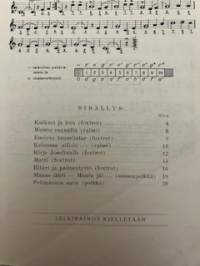 Viimeisiä levysäveleitä  nro 21 -nuotit