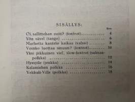 Viimeisiä levysäveleitä  nro 46 - nuotit