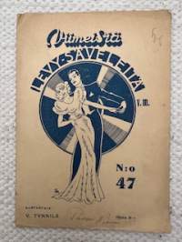 Viimeisiä levysäveleitä nro 47 - nuotit