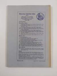 Historiallinen aikakauskirja 2/1961