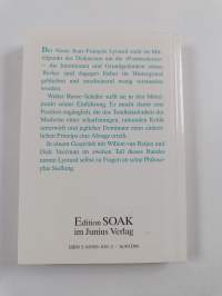 Lyotard zur Einfürung