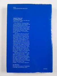 Linguistic theory and psychological reality