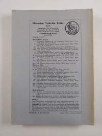 Historiallinen aikakauskirja vuosikerta 1964 (nrot 1-4)