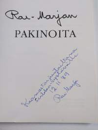 Rae-Marjan pakinoita (signeerattu)