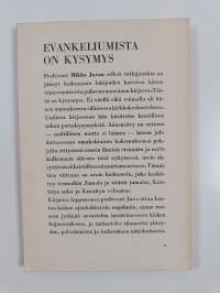 Evankeliumista on kysymys
