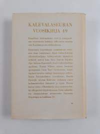 Kalevalaseuran vuosikirja 49 : 1969