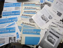 Autotehtaan asiaa - Kokoonpano - Lähivalo - Oy Saab-Valmet Ab tehtaan hebkilöstölehtiä noin 60 kpl erä vv. 1981-90