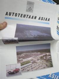 Autotehtaan asiaa - Kokoonpano - Lähivalo - Oy Saab-Valmet Ab tehtaan hebkilöstölehtiä noin 60 kpl erä vv. 1981-90