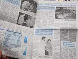 Autotehtaan asiaa - Kokoonpano - Lähivalo - Oy Saab-Valmet Ab tehtaan hebkilöstölehtiä noin 60 kpl erä vv. 1981-90