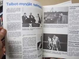 Autotehtaan asiaa - Kokoonpano - Lähivalo - Oy Saab-Valmet Ab tehtaan hebkilöstölehtiä noin 60 kpl erä vv. 1981-90