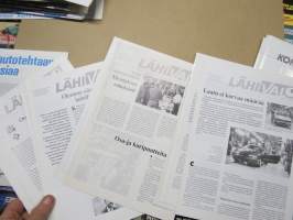 Autotehtaan asiaa - Kokoonpano - Lähivalo - Oy Saab-Valmet Ab tehtaan hebkilöstölehtiä noin 60 kpl erä vv. 1981-90