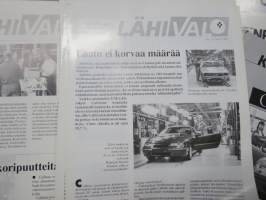 Autotehtaan asiaa - Kokoonpano - Lähivalo - Oy Saab-Valmet Ab tehtaan hebkilöstölehtiä noin 60 kpl erä vv. 1981-90
