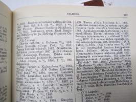 Sukukirja I-II Suomen aatelittomia sukuja 1901 (näköispainos vuodelta 1984) osa I Aeimelaus-Lithovius, osa II Lundahl-Österbladh