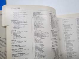 SKF Bearings for motor vehicles 1976 part 1 designations, dimensions, illustrations -laakerien luettelo