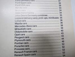 SKF Automotive Bearing list 1976 - Supplement nr 2  -laakerien luettelo