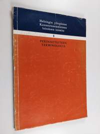 Perinnetieteen terminologia