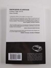 Knowledge of language : its nature, origin and use