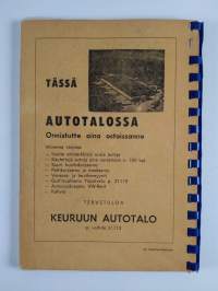 Keurusseudun osoitehakemisto 1970
