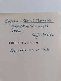 Erik Johan Blom, Sysmän kappalainen : kuvitettu (signeerattu, tekijän omiste)